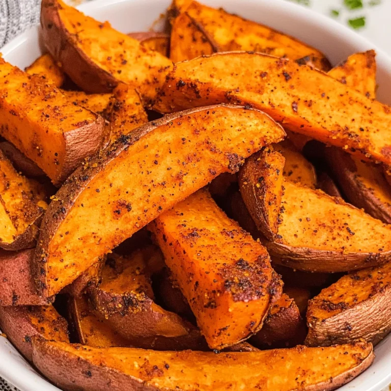 Air Fryer Sweet Potato Wedges
