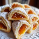 Apricot Jam Kolacky—Polish Kolaczki Cookies