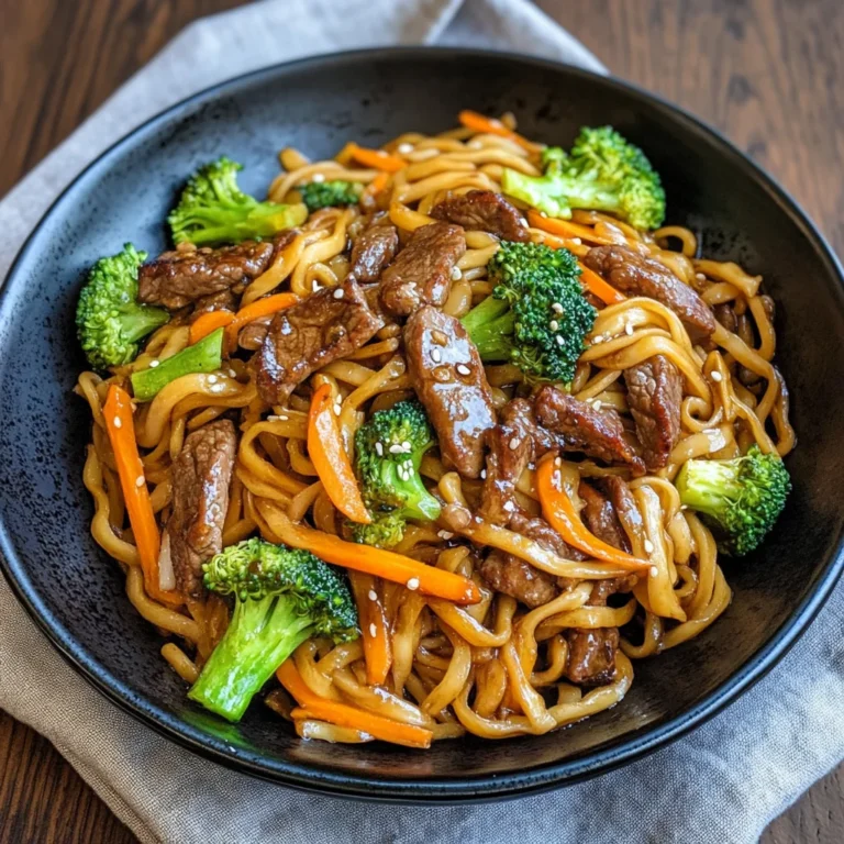 Beef Lo Mein Recipe
