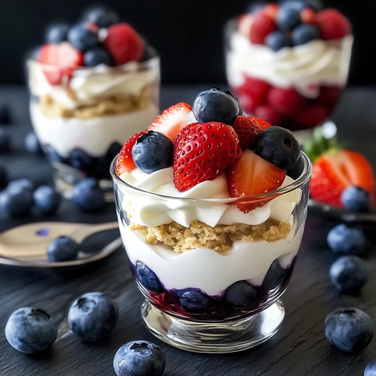 Berry Vanilla Cheesecake Parfaits