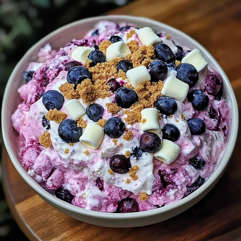 Blueberry Pie Fluff Salad