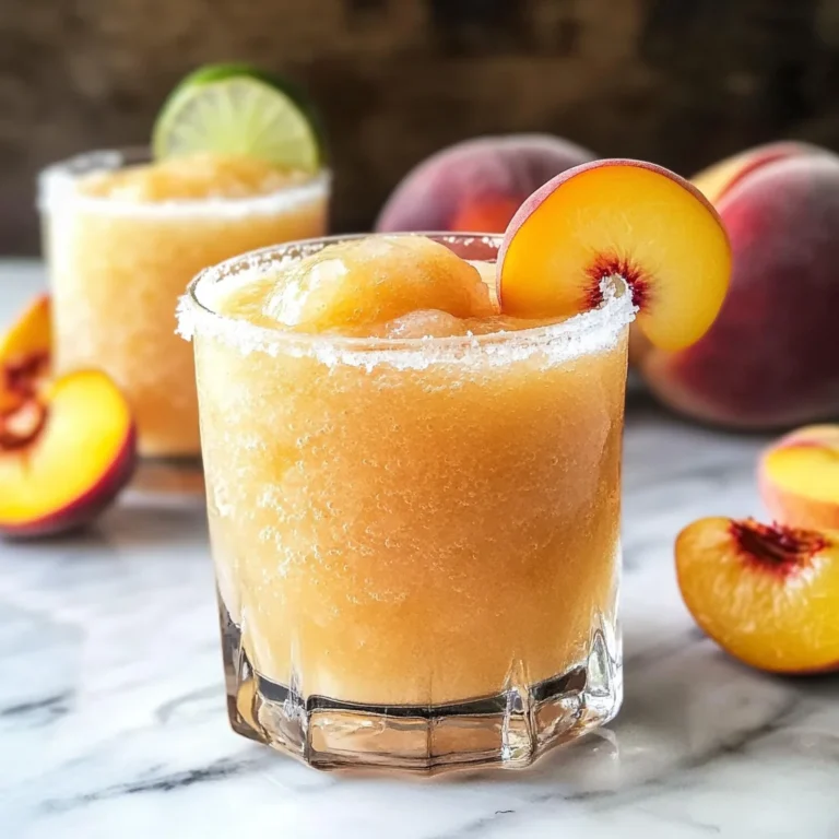 Bourbon Peach Slush