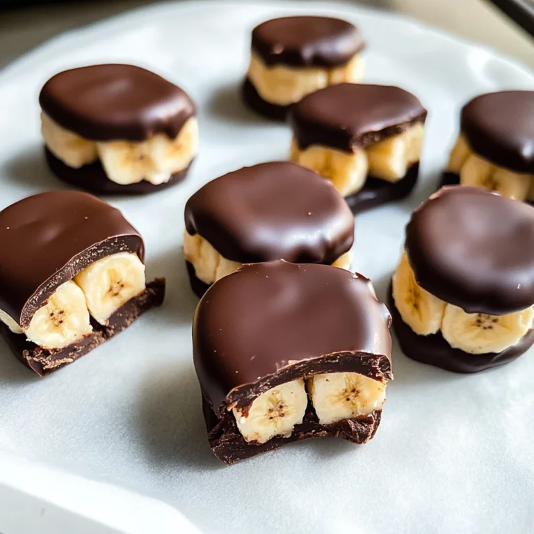 Chocolate Peanut Butter Banana Bites