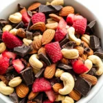 Dark Chocolate Trail Mix Recipe {Heart Healthy}