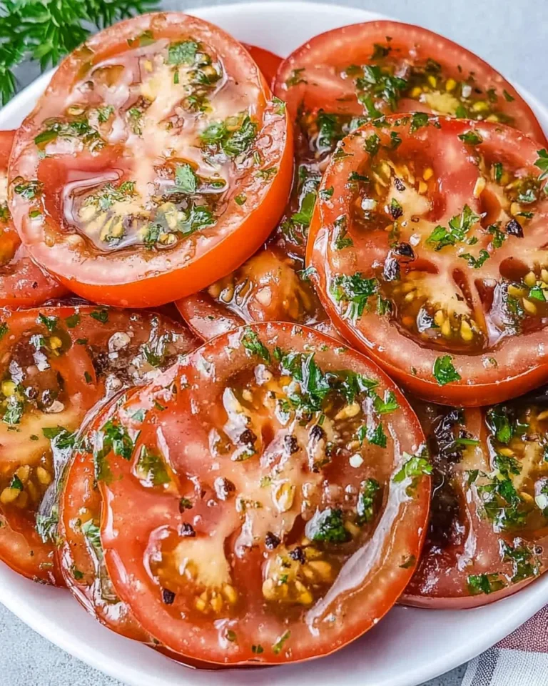 Easy Marinated Tomatoes