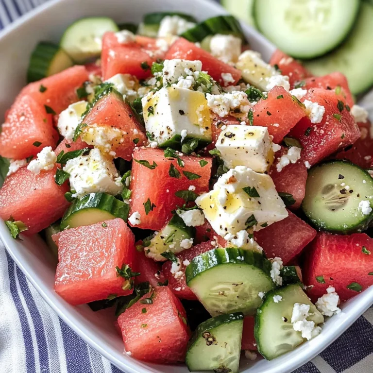 Feta Watermelon Salad