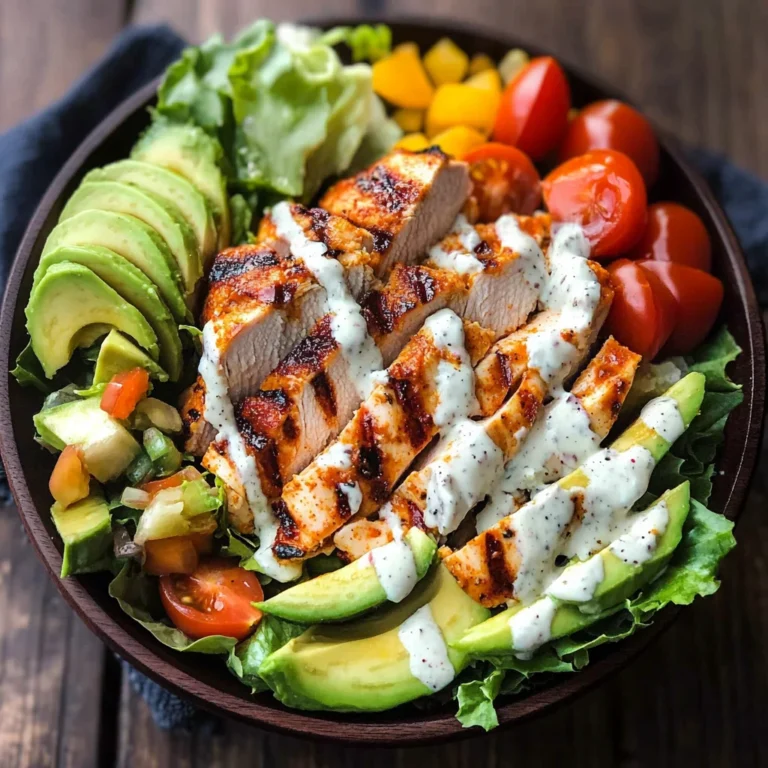 Grilled Buffalo Chicken Salad