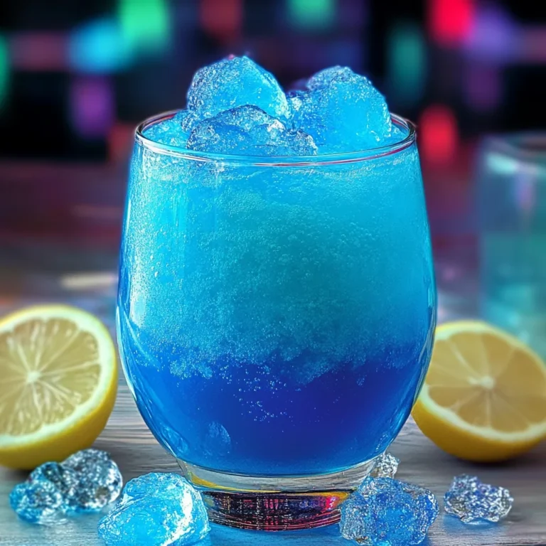 Lemon-Lime Blue Slushie