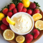 Lemon Cream Fruit Dip