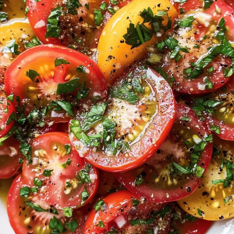 Marinated Tomatoes