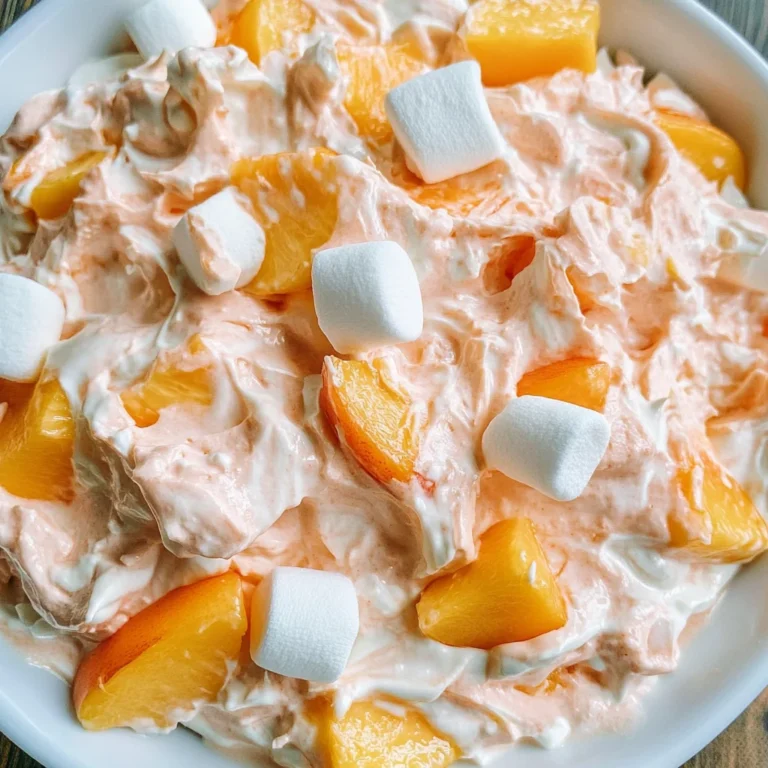 Millionaire Peach Salad Recipe