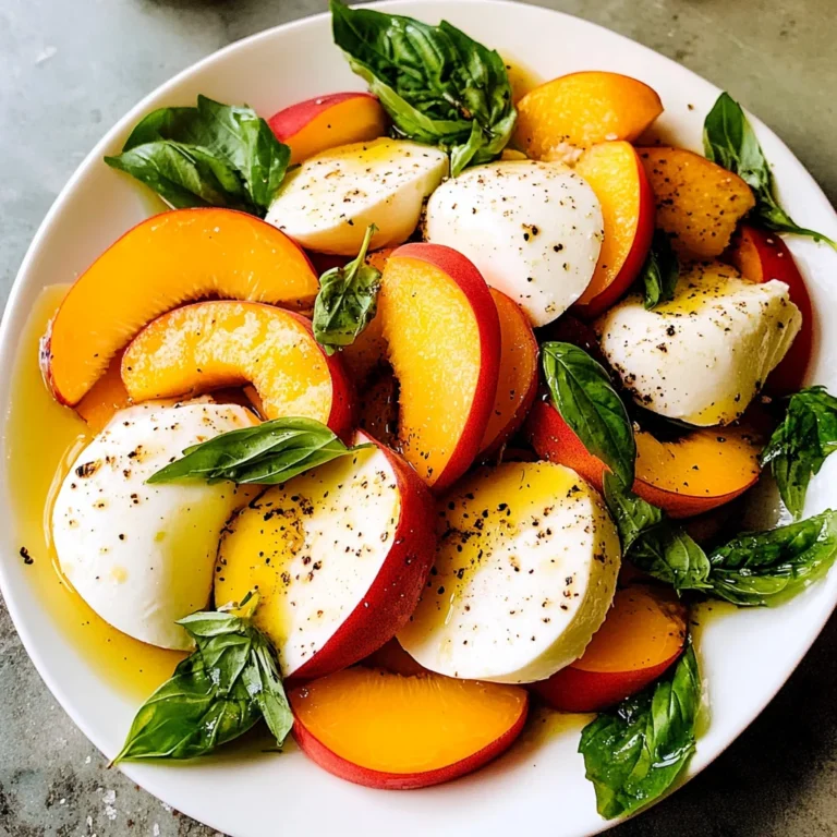 Peach Caprese Salad