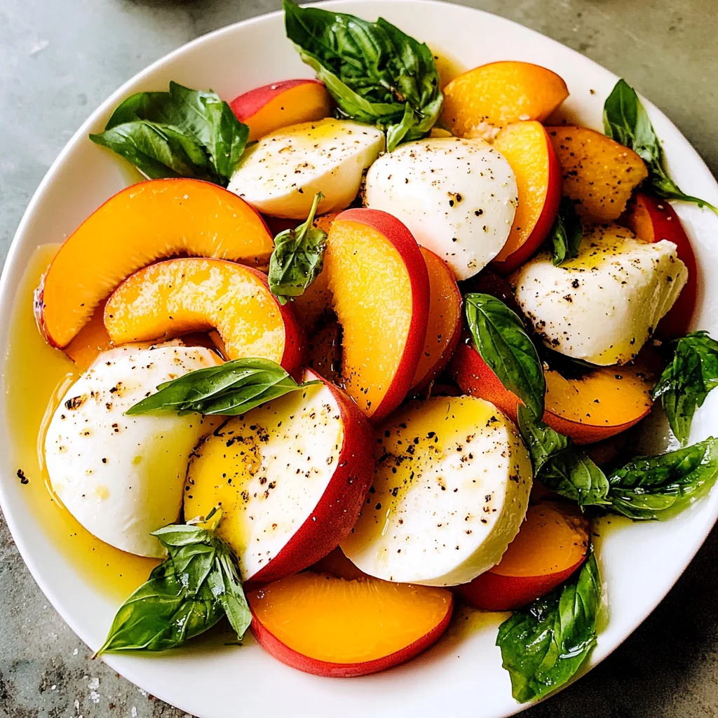 Peach Caprese Salad