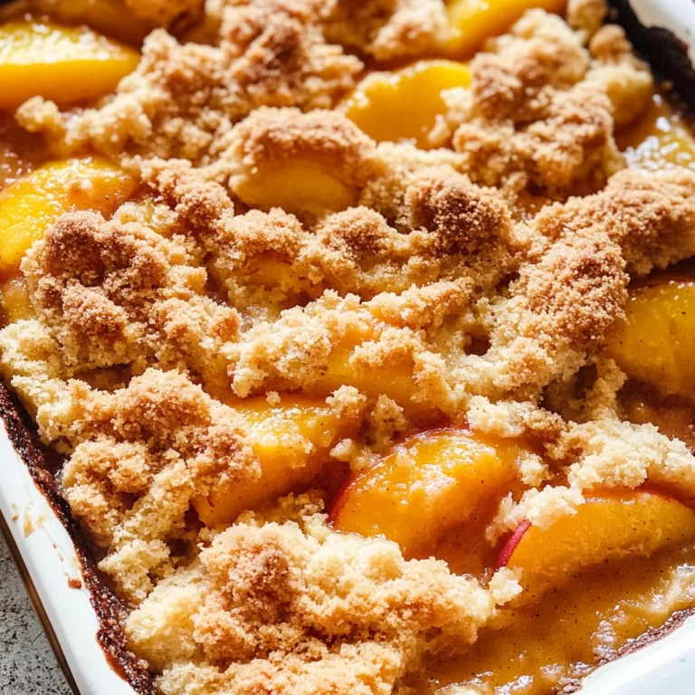 Peach Cobbler Recipe