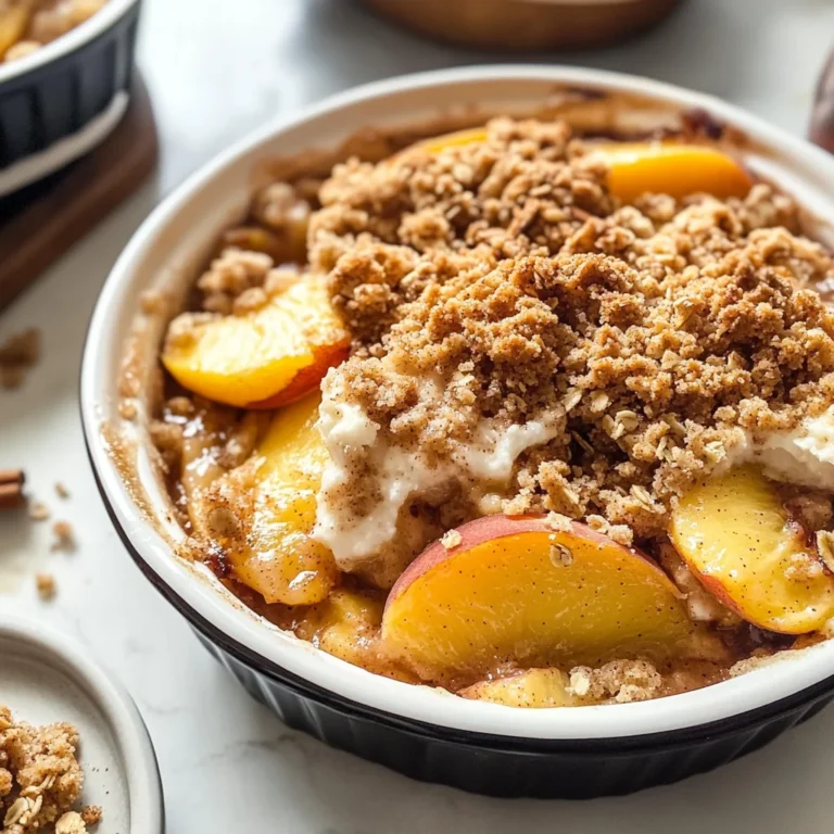 Peach Crisp