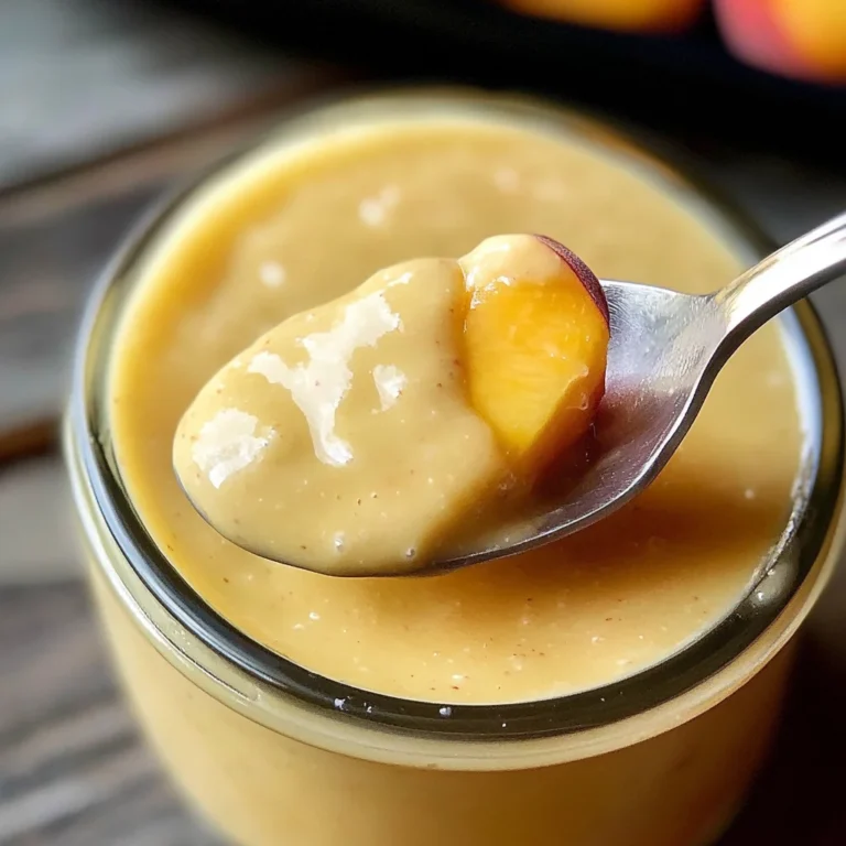 Peach Vinaigrette - Creamy Peach Salad Dressing