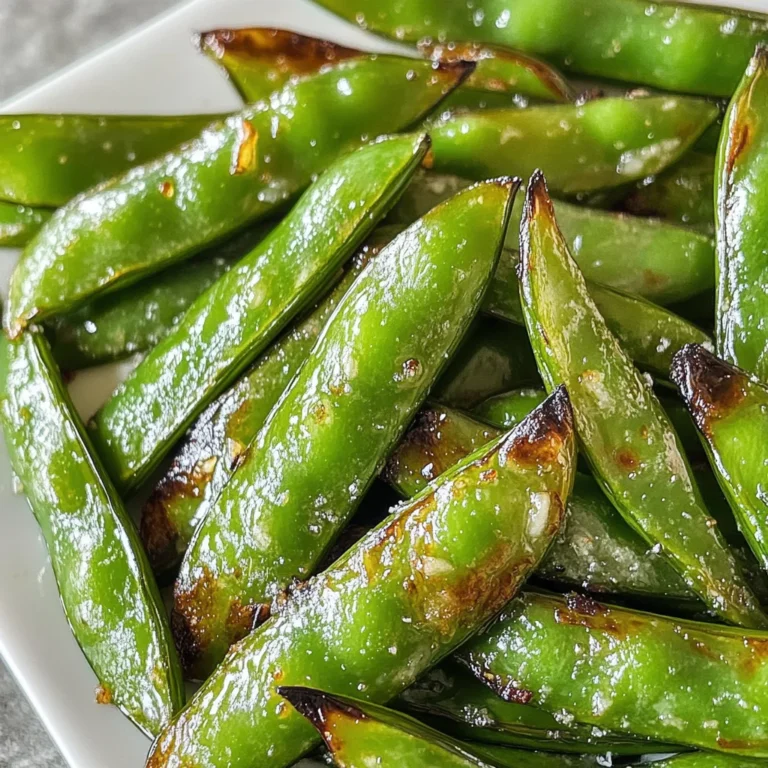 Roasted Sugar Snap Peas (so irresistible!)