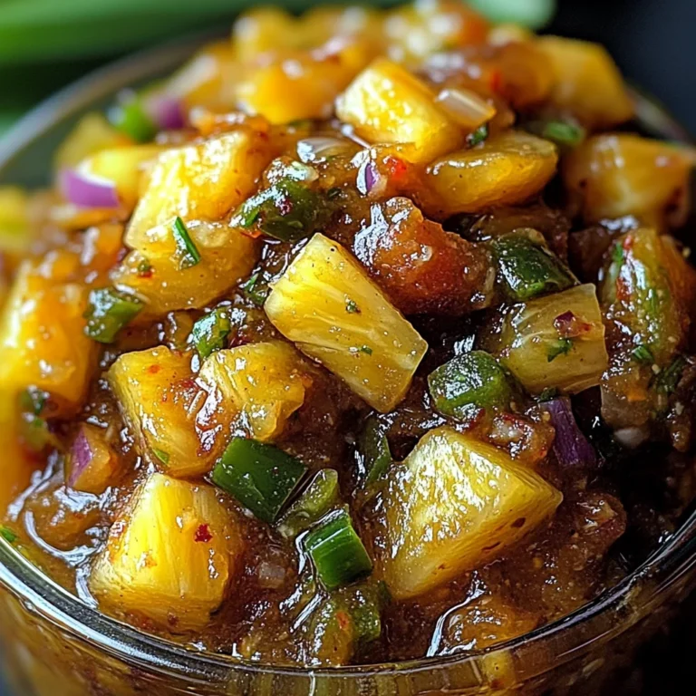 Spicy Pineapple Jalapeño Chutney