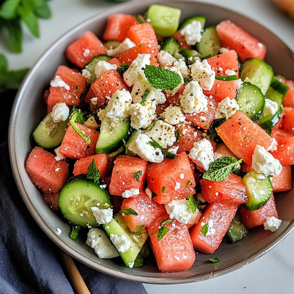 Watermelon Feta Salad