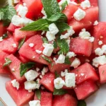Watermelon Feta Salad with Mint
