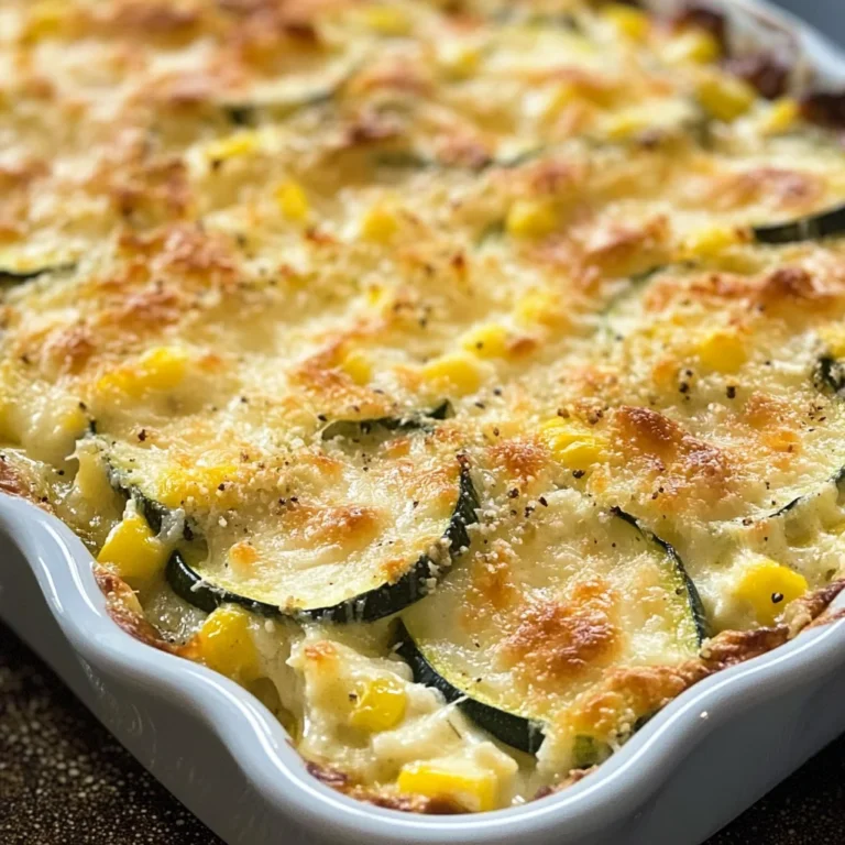 Zucchini Squash & Corn Casserole