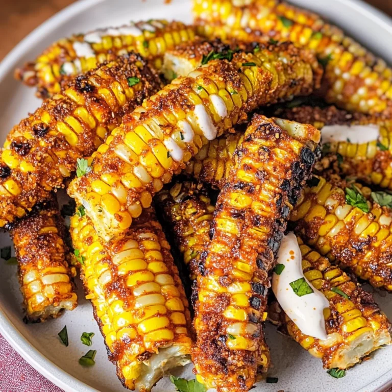 Air Fryer Corn Ribs Recipe