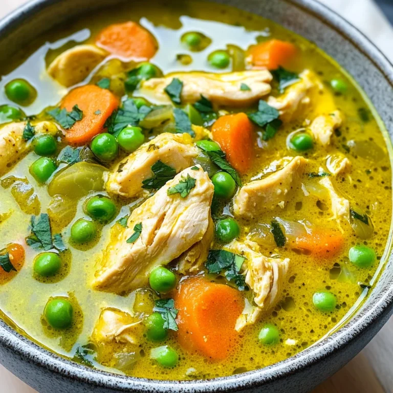 Anti Inflammatory Turmeric Chicken Soup
