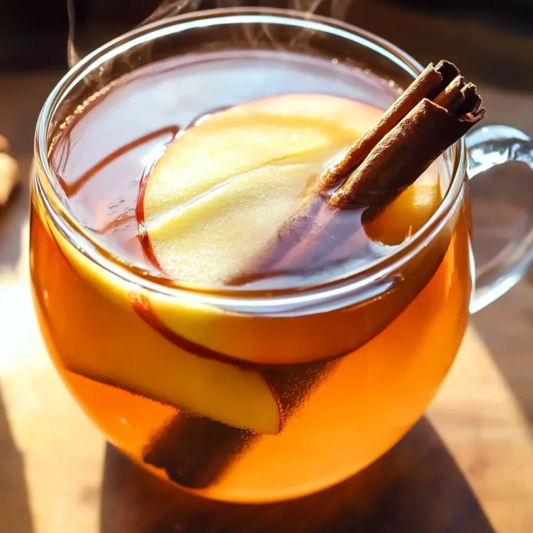 Apple Cinnamon Tea with Ginger