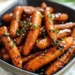 Balsamic Glazed Air Fryer Carrots