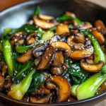 Bok Choy and Mushroom Stir Fry