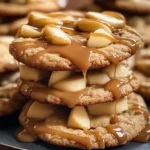 Caramel-Drizzled Apple Cinnamon Cookies