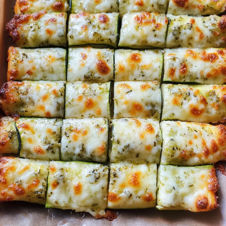 Cheesy Zucchini Breadsticks