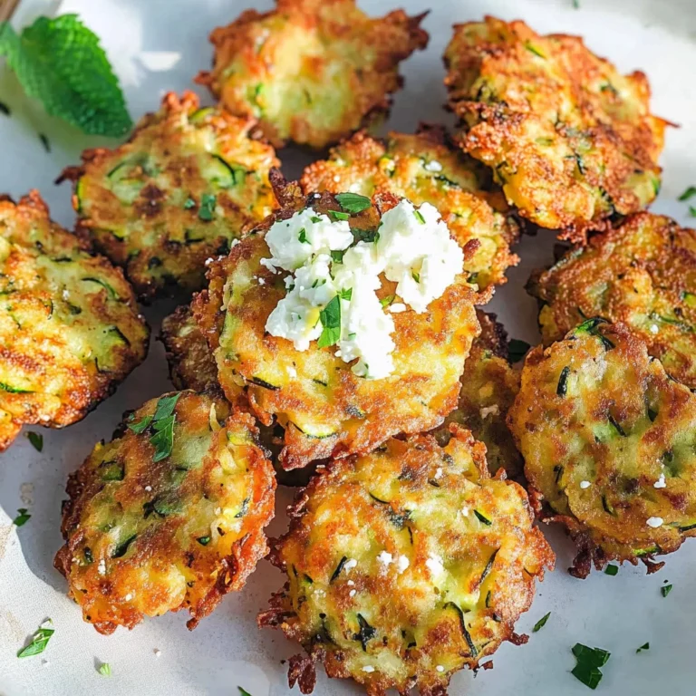 Crispy Zucchini Fritters Recipe (Kolokithokeftedes)