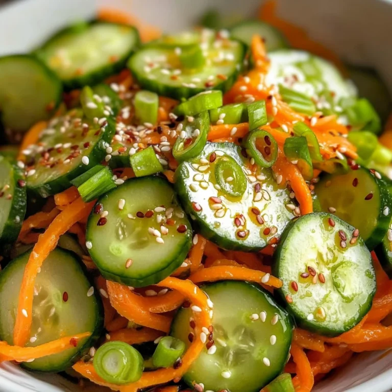 Cucumber and carrot salad
