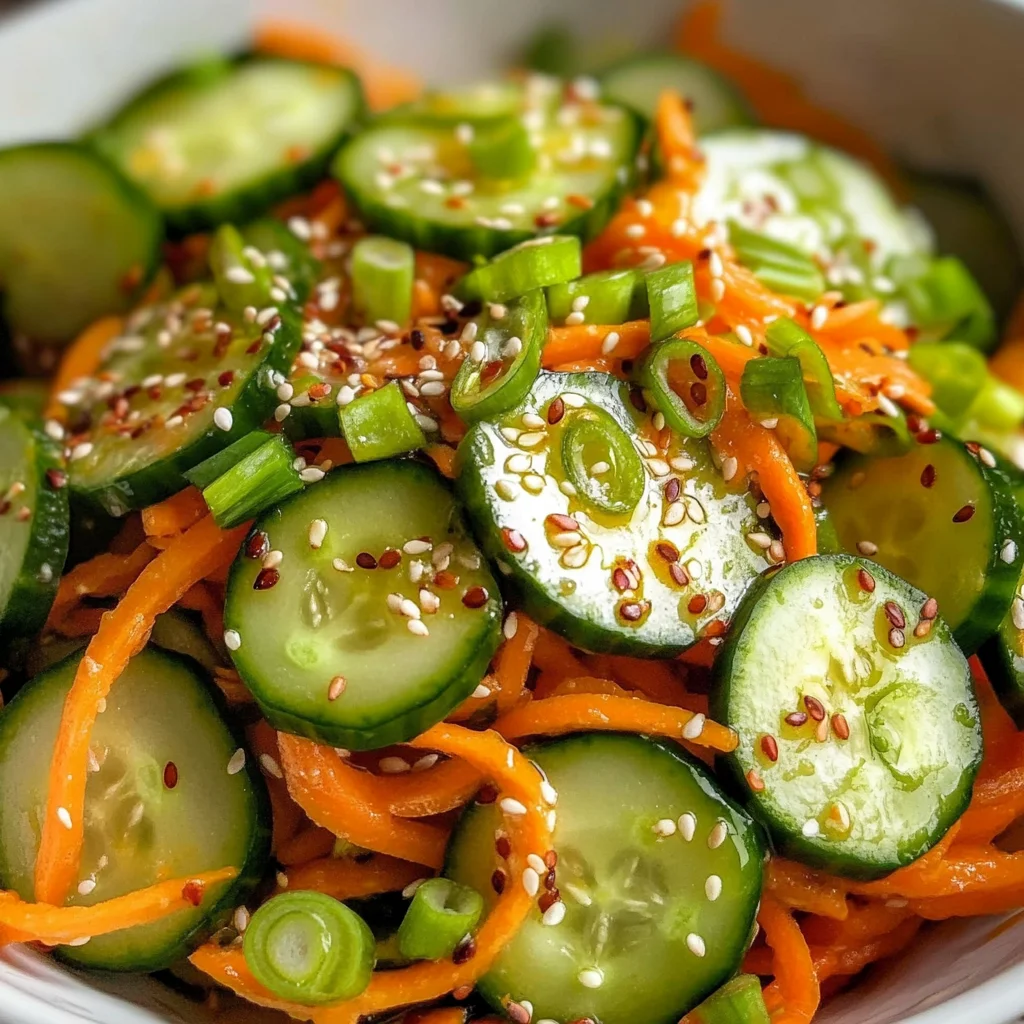 Cucumber and carrot salad