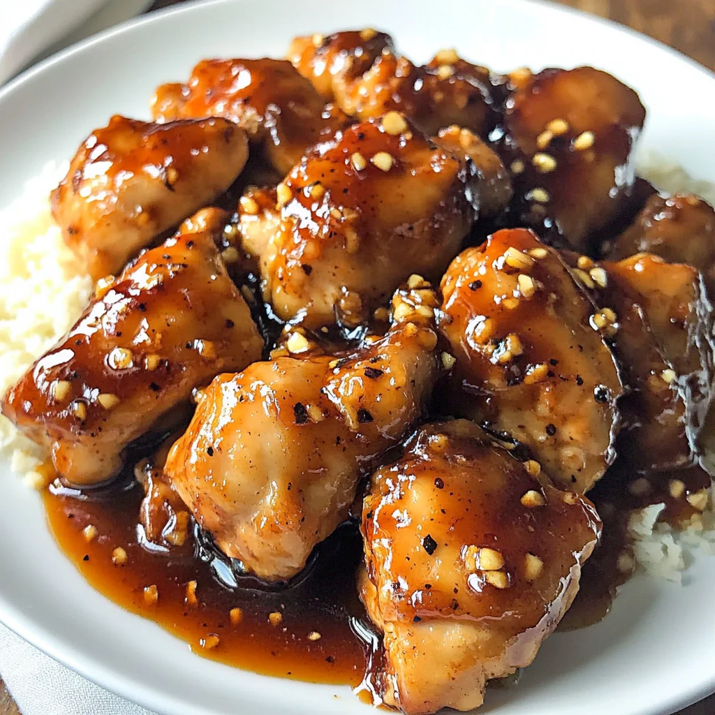 Easy Bourbon Chicken