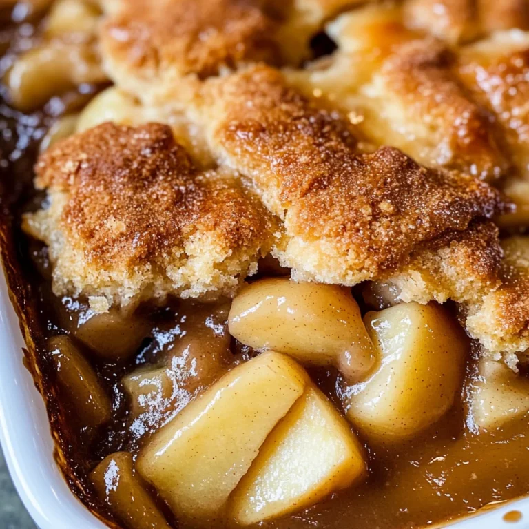 Easy Recipe for Apple Cobbler