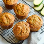 Fluffy Whole Wheat Carrot Zucchini Muffins