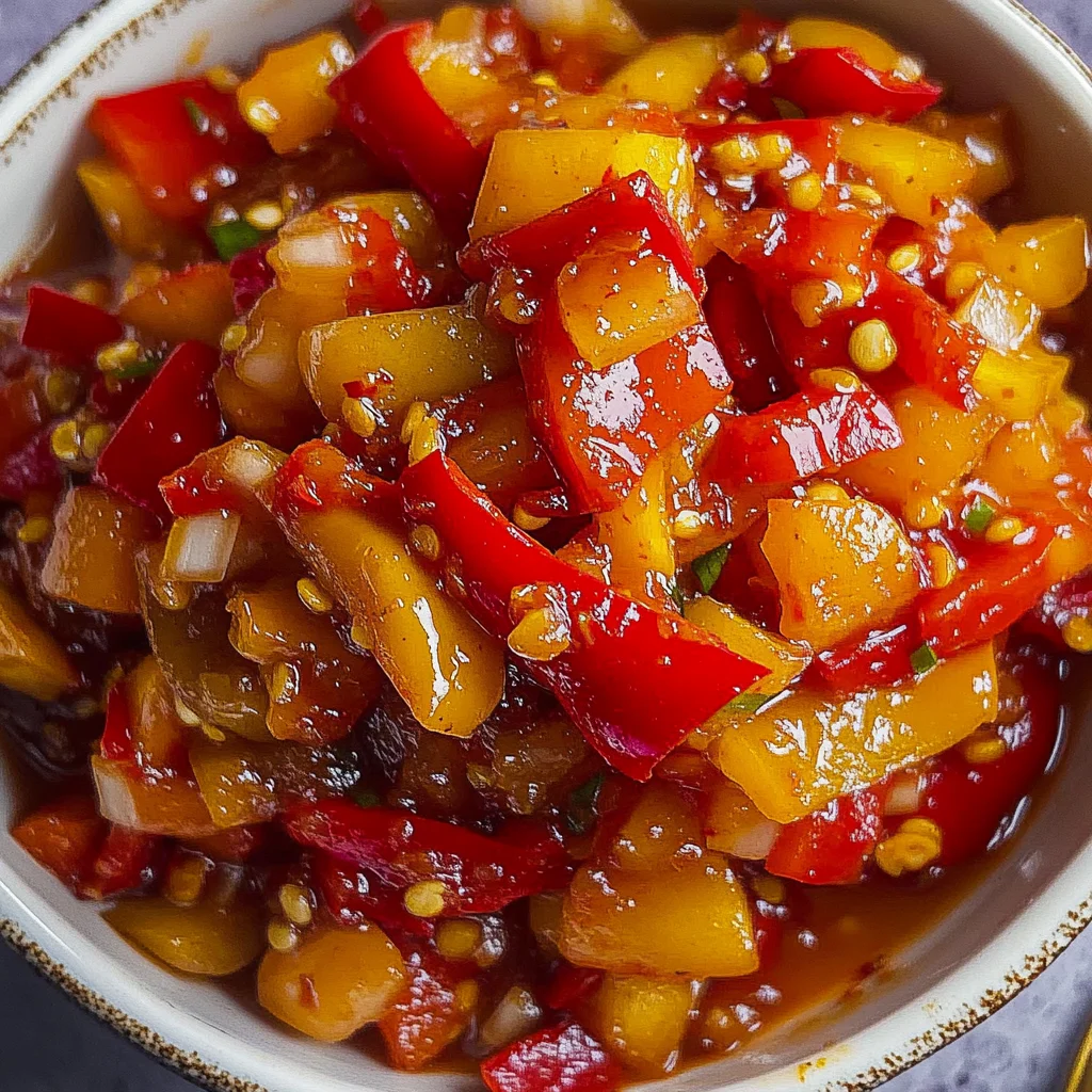 Homemade Sweet Pepper Relish Recipe