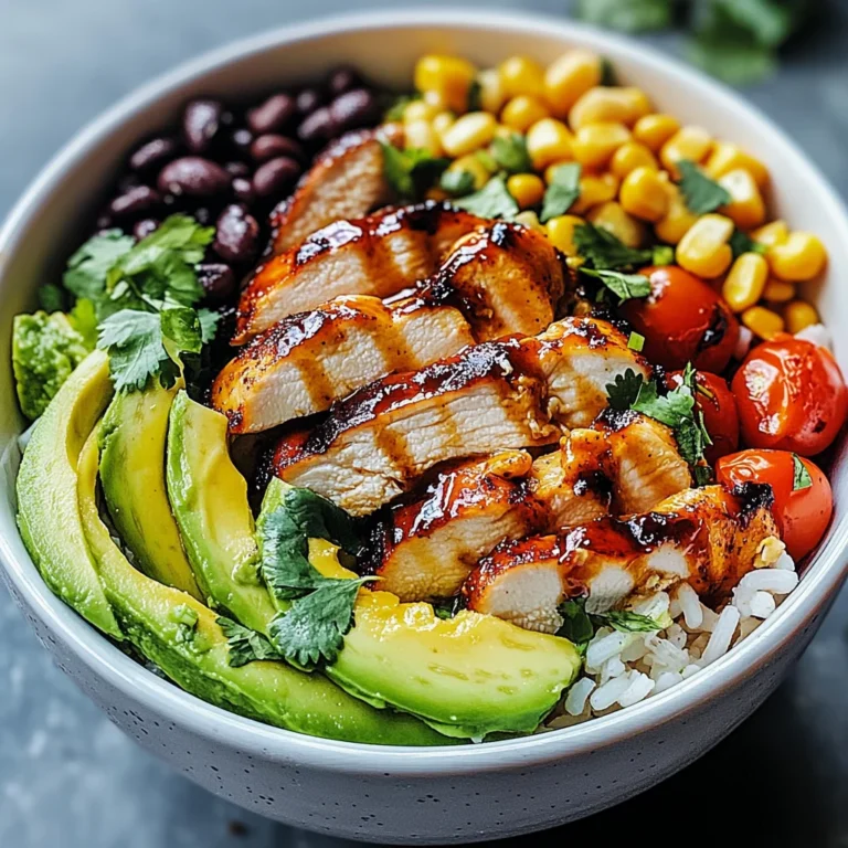 Honey Chipotle Chicken Rice Bowls