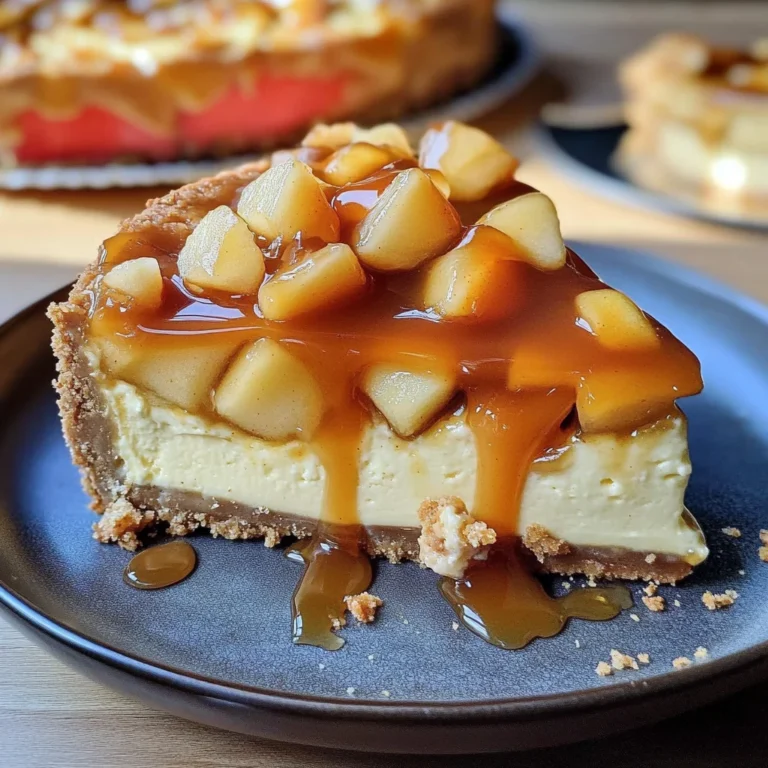 Karamell-Apfel-Käsekuchen
