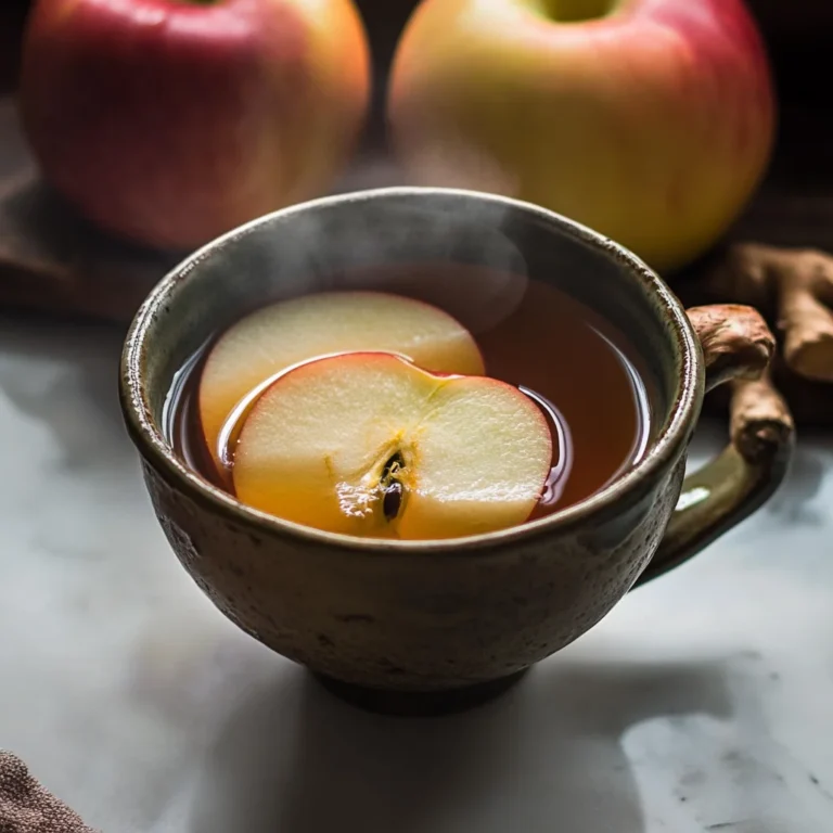 Korean Apple Tea with Ginger and Cinnamon (Saegwa Cha)