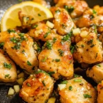 Lemon Garlic Chicken Bites