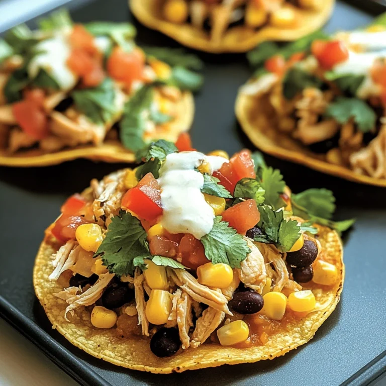 Mexican Rotisserie Chicken Tostadas