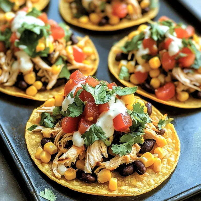 Mexican Rotisserie Chicken Tostadas