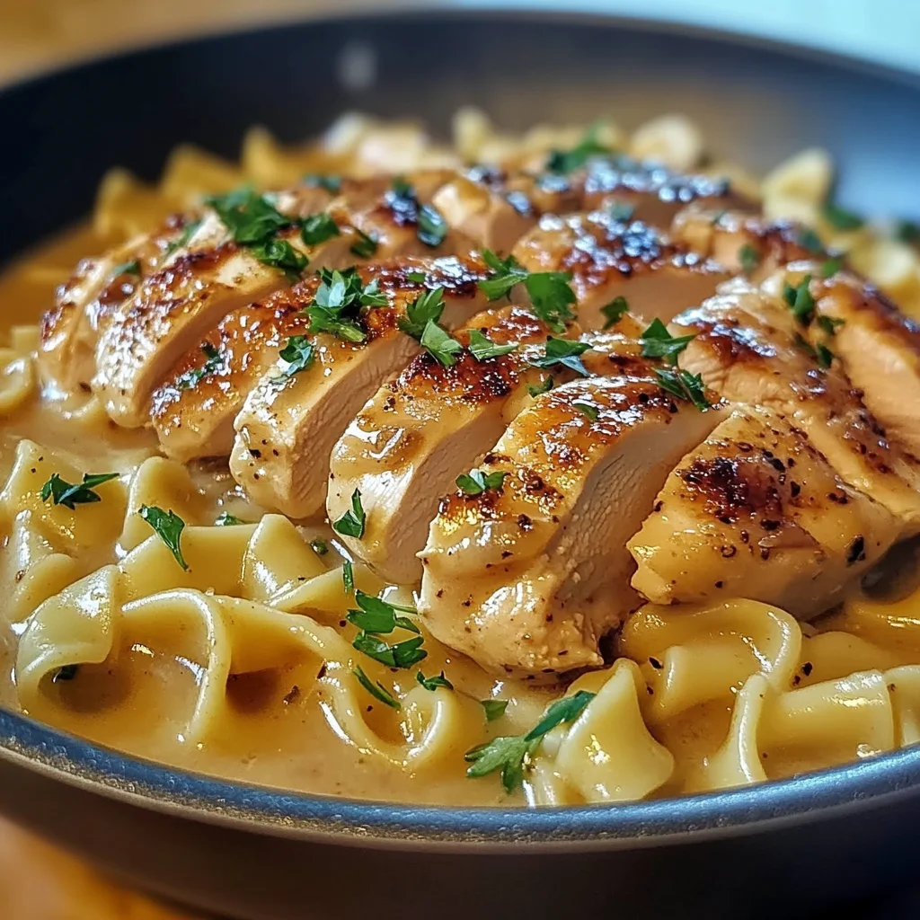 One-Pan Chicken with Buttered Noodles