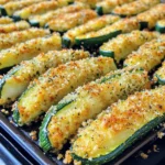 Parmesan Crusted Zucchini Wedges