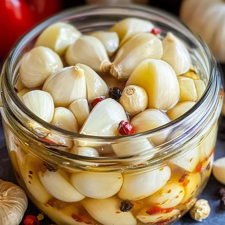 Quick Pickled Garlic