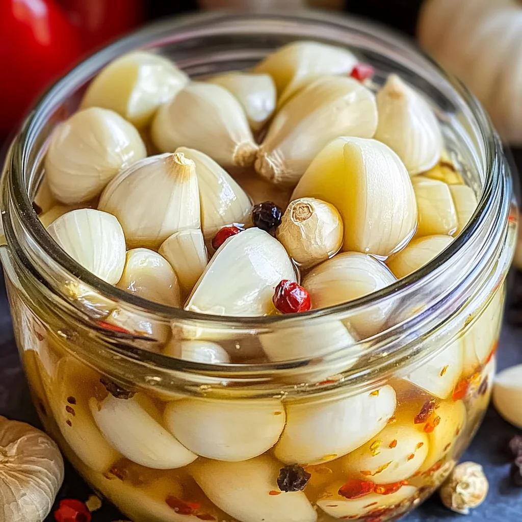 Quick Pickled Garlic