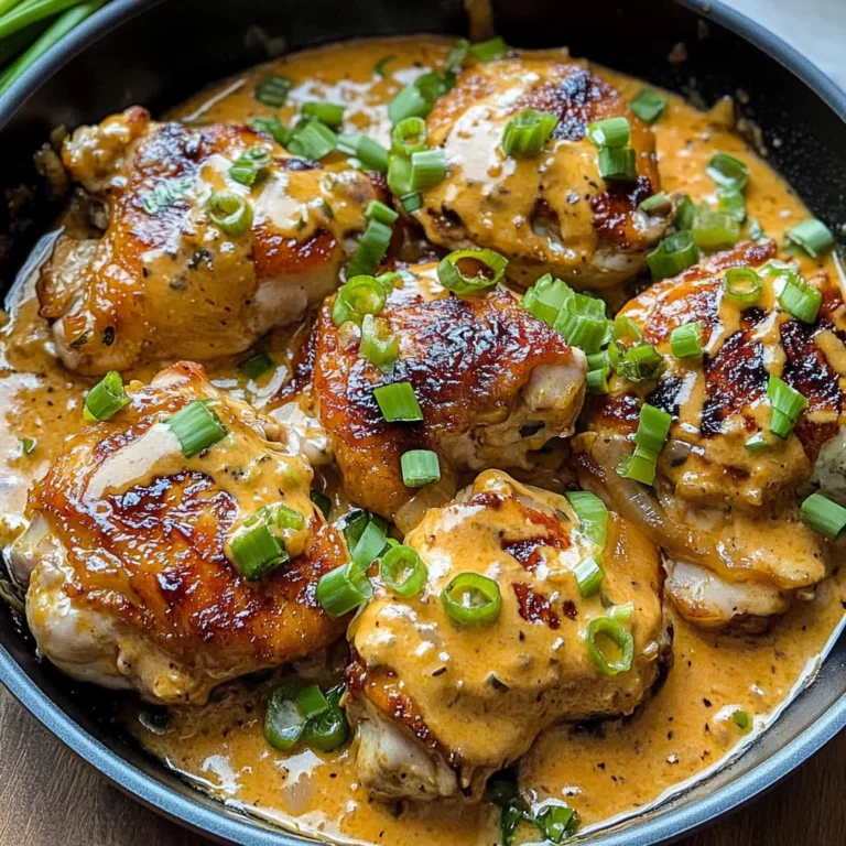 Skillet Bang Bang Chicken Thighs